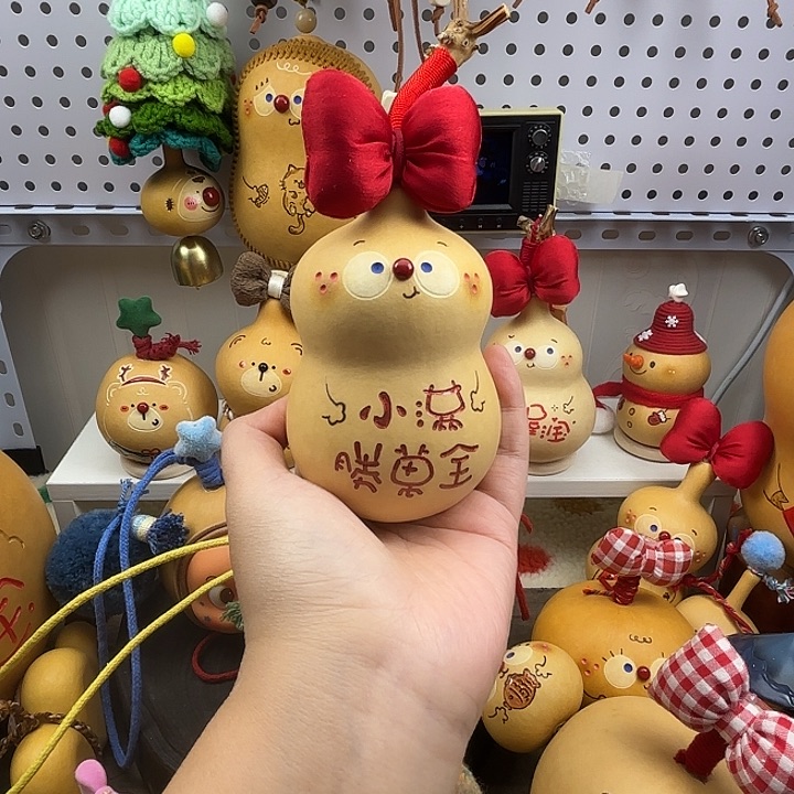 小满胜万全葫芦红色蝴蝶结