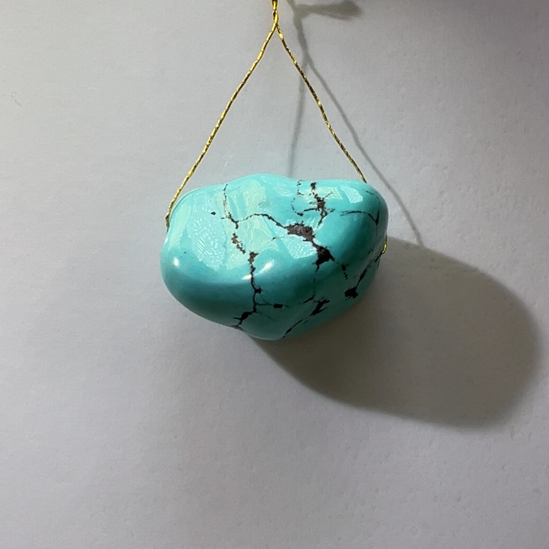 绿松石未镶嵌挂件