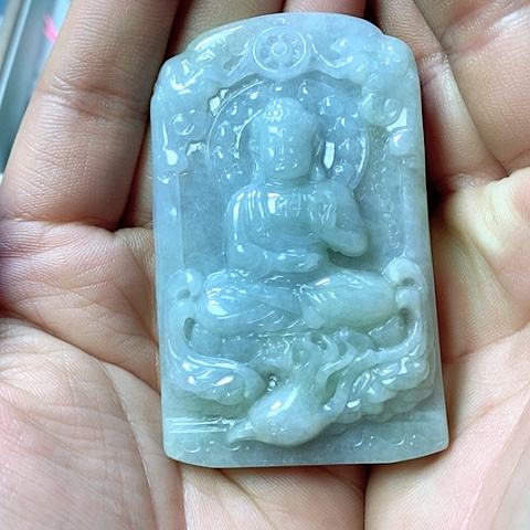 翡翠颈饰未镶嵌天然缅甸翡翠a货