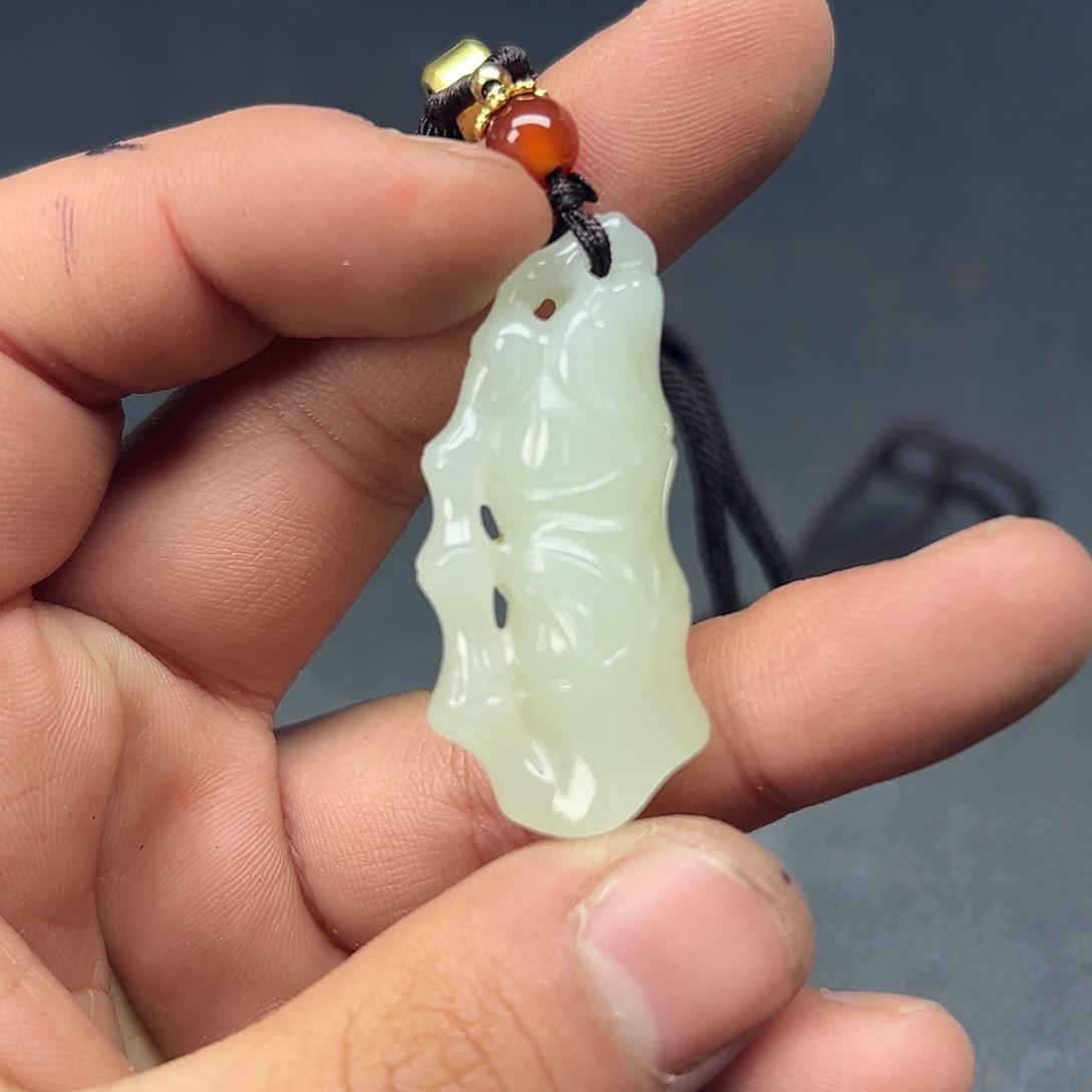 和田玉钢板料竹节未镶嵌