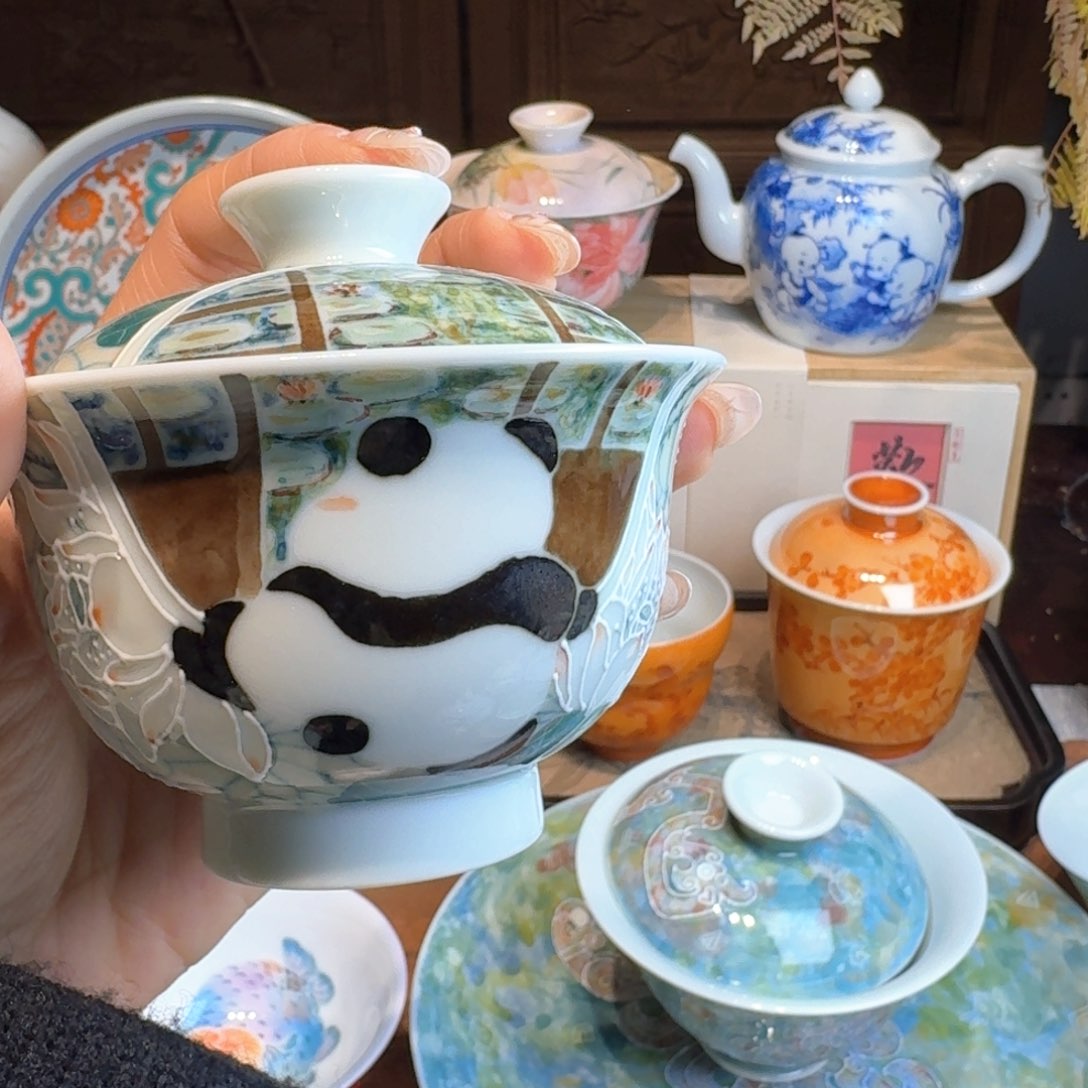 鱼几岁熊猫盖碗耶