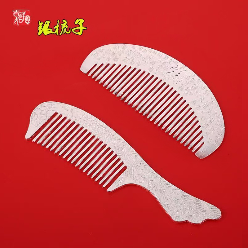 足银银制品 民族风通用设计女银制品发簪风格  TY