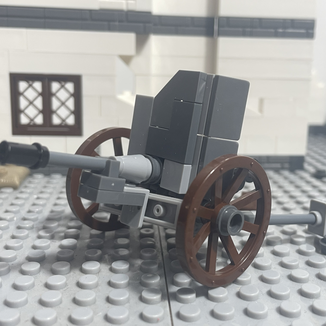 乐高兼容MOC火炮战防炮拼插积木玩具礼物