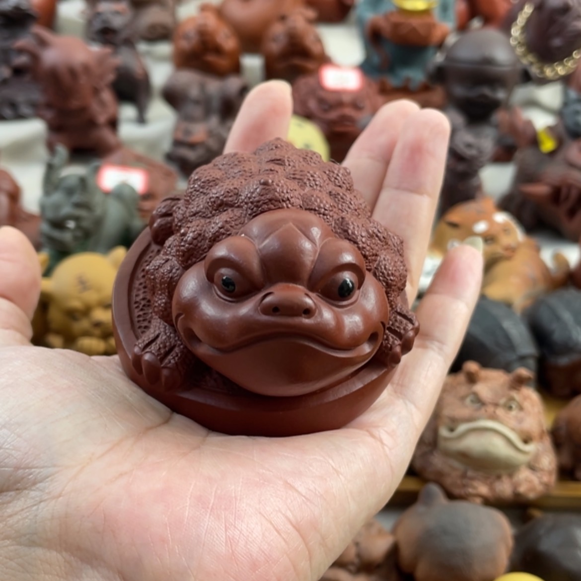【闪购商品】紫砂茶宠紫砂金蟾