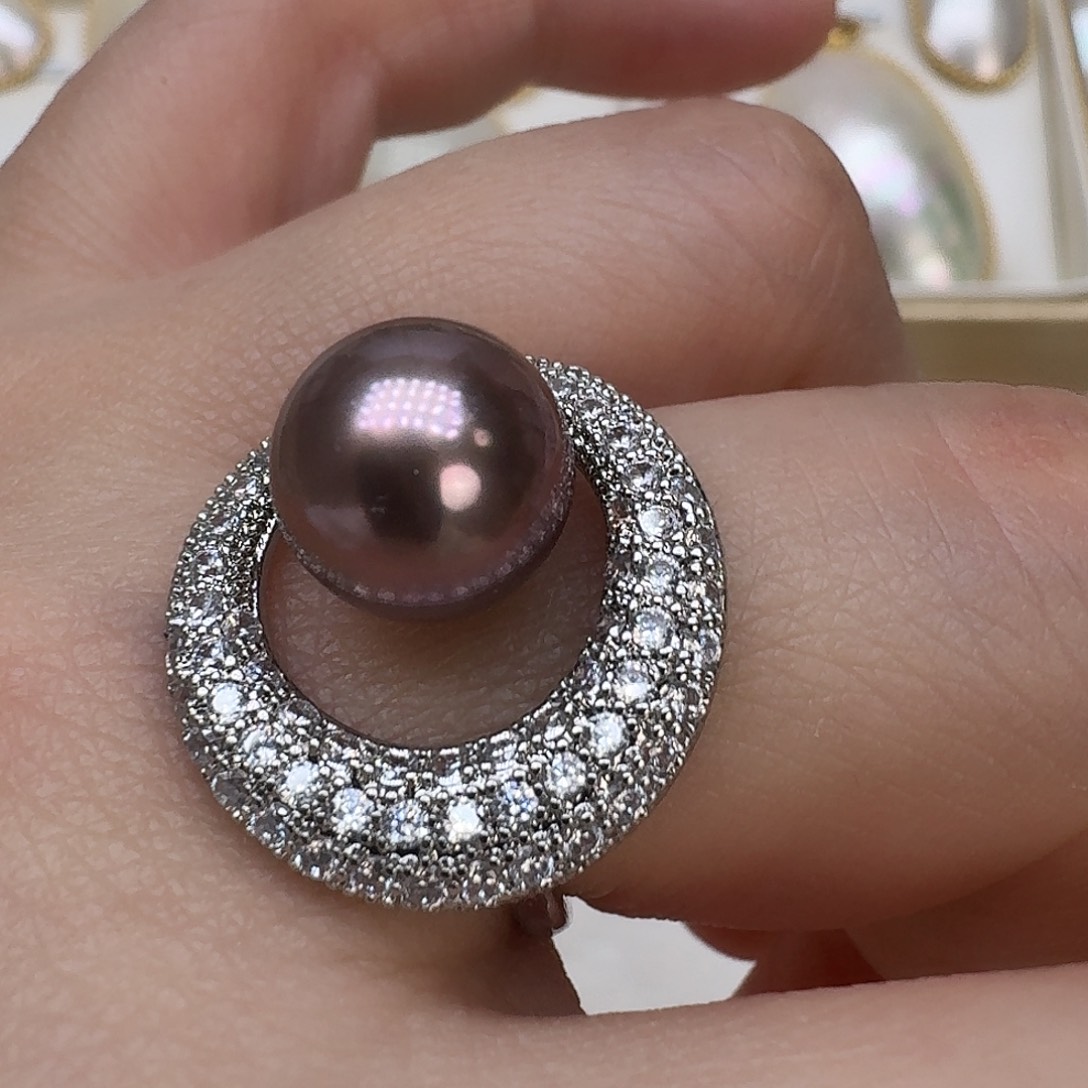 戒指未镶嵌淡水珍珠