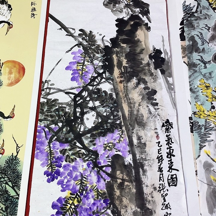 国画张圣敏先生纯手绘作品