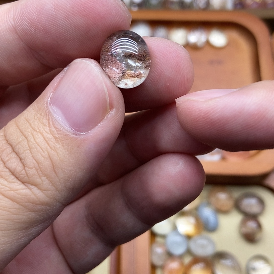 水晶未镶嵌珠宝半成品