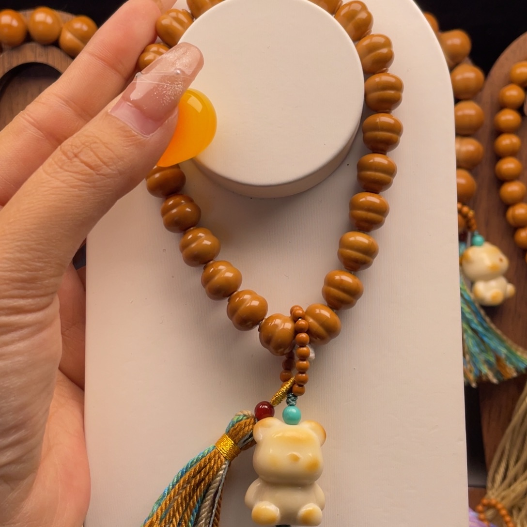 丽***家猴头核桃吊坠全品无暇毕业级葫芦手持10.8尺寸