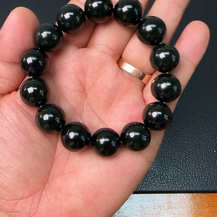 手链未镶嵌和田玉（青玉）