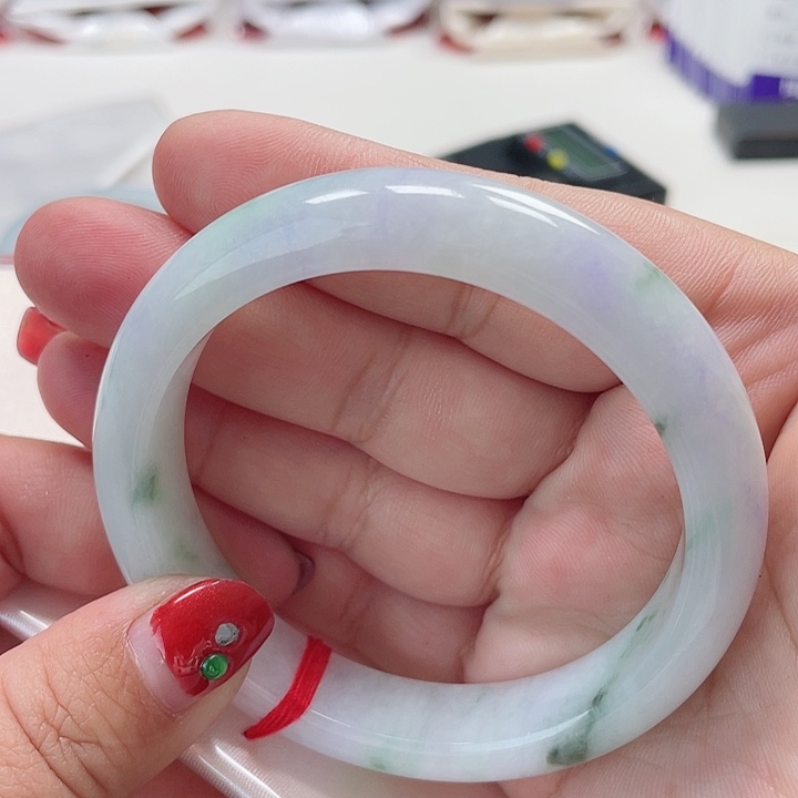 翡翠手镯未镶嵌缅甸翡翠手镯58圈