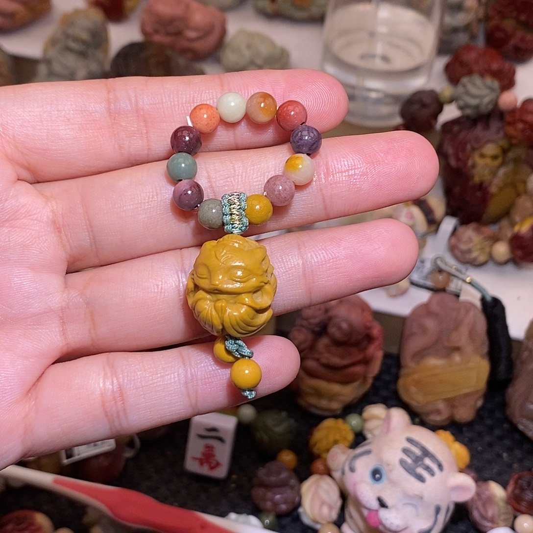 石英质玉（阿拉善玉）未镶嵌手链