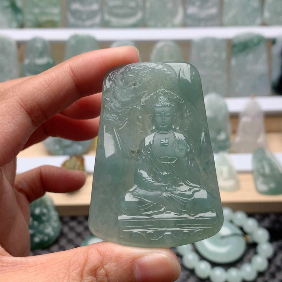 吊坠(不含链)未镶嵌翡翠阿弥陀佛