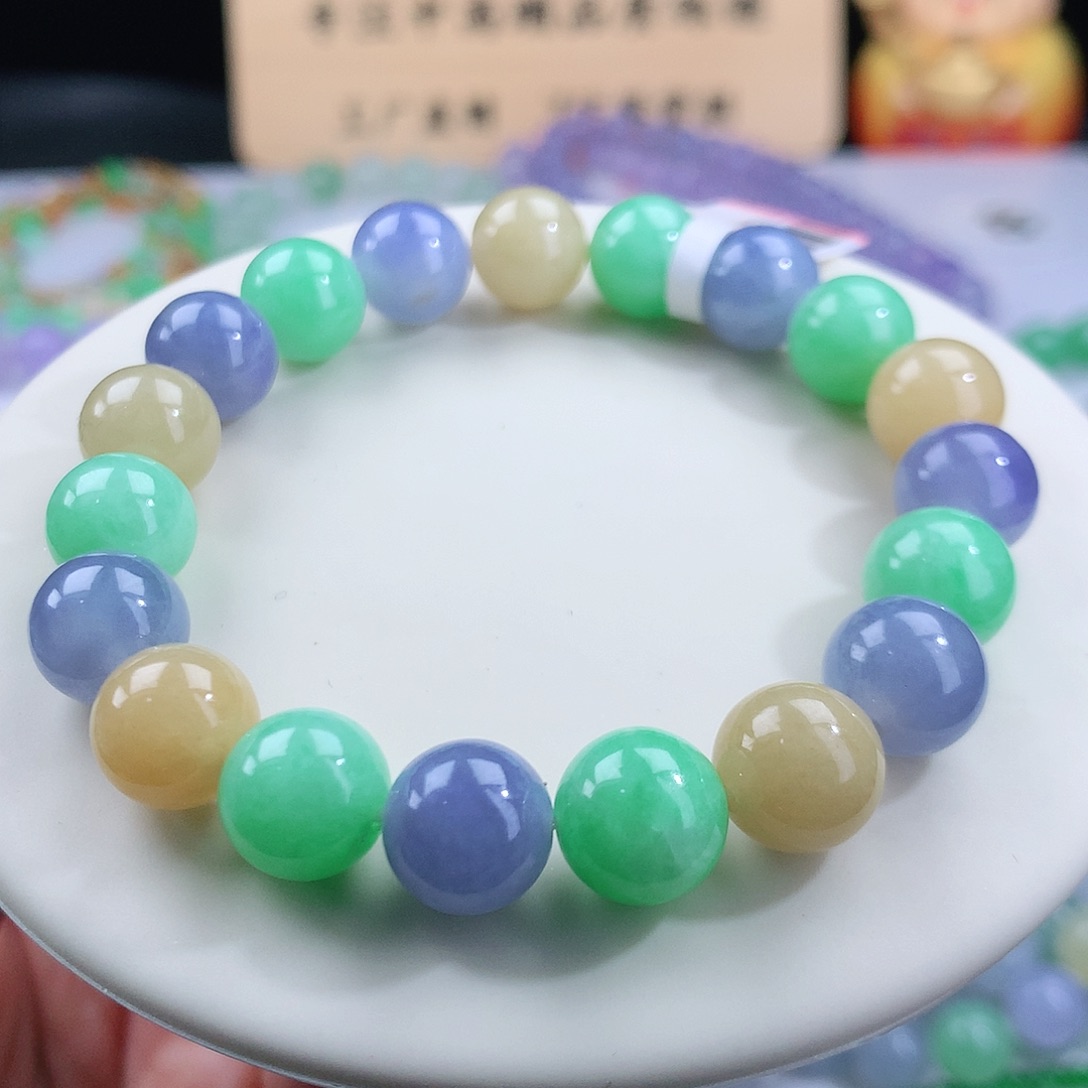 翡翠手链未镶嵌卡10