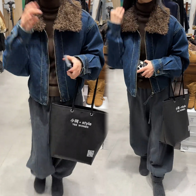 2025秋冬新款时尚显瘦气质网红高档洋气女高级百搭宽松大码外套潮