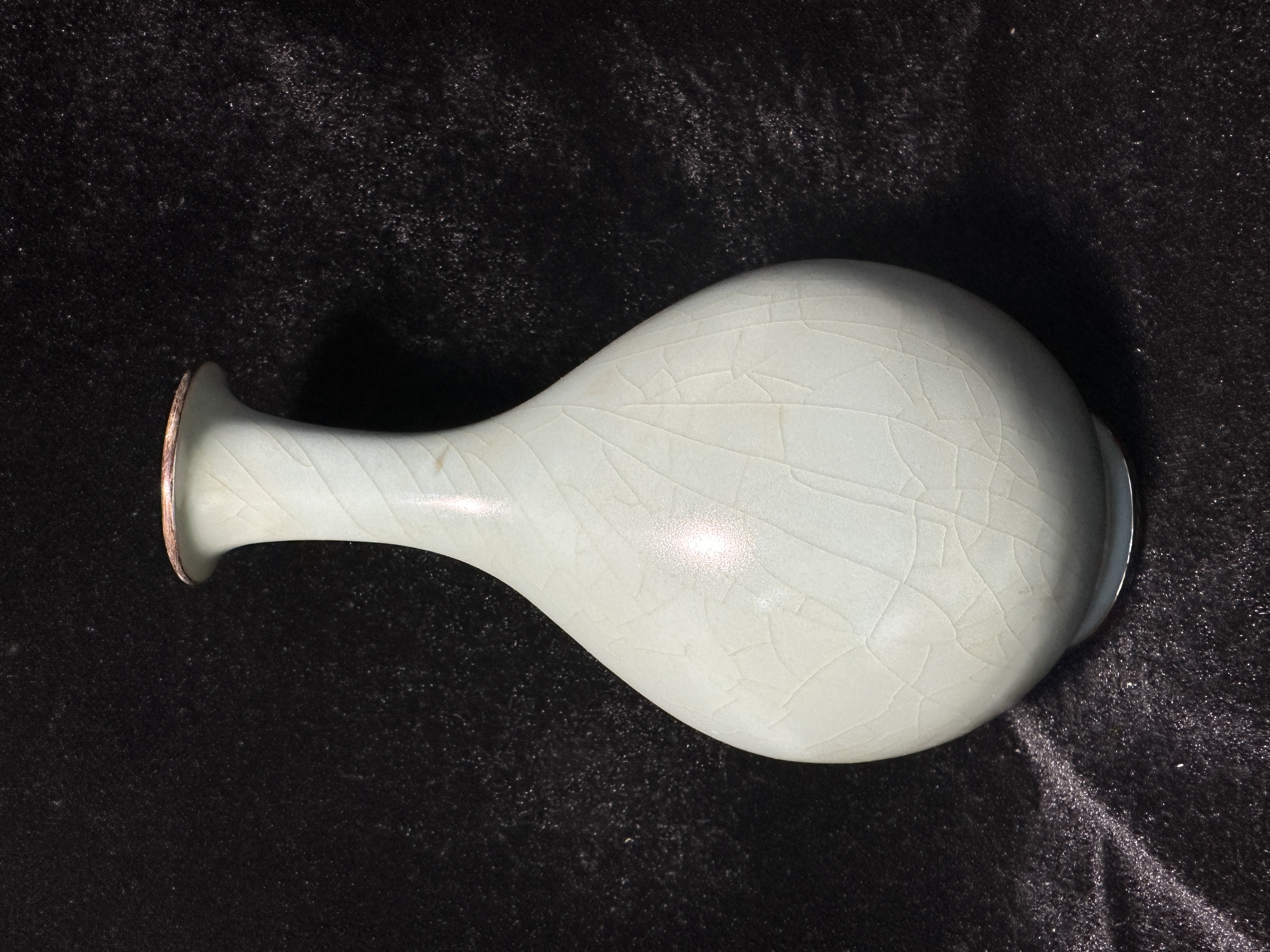 旧藏   汝瓷玉壶春瓷器摆件