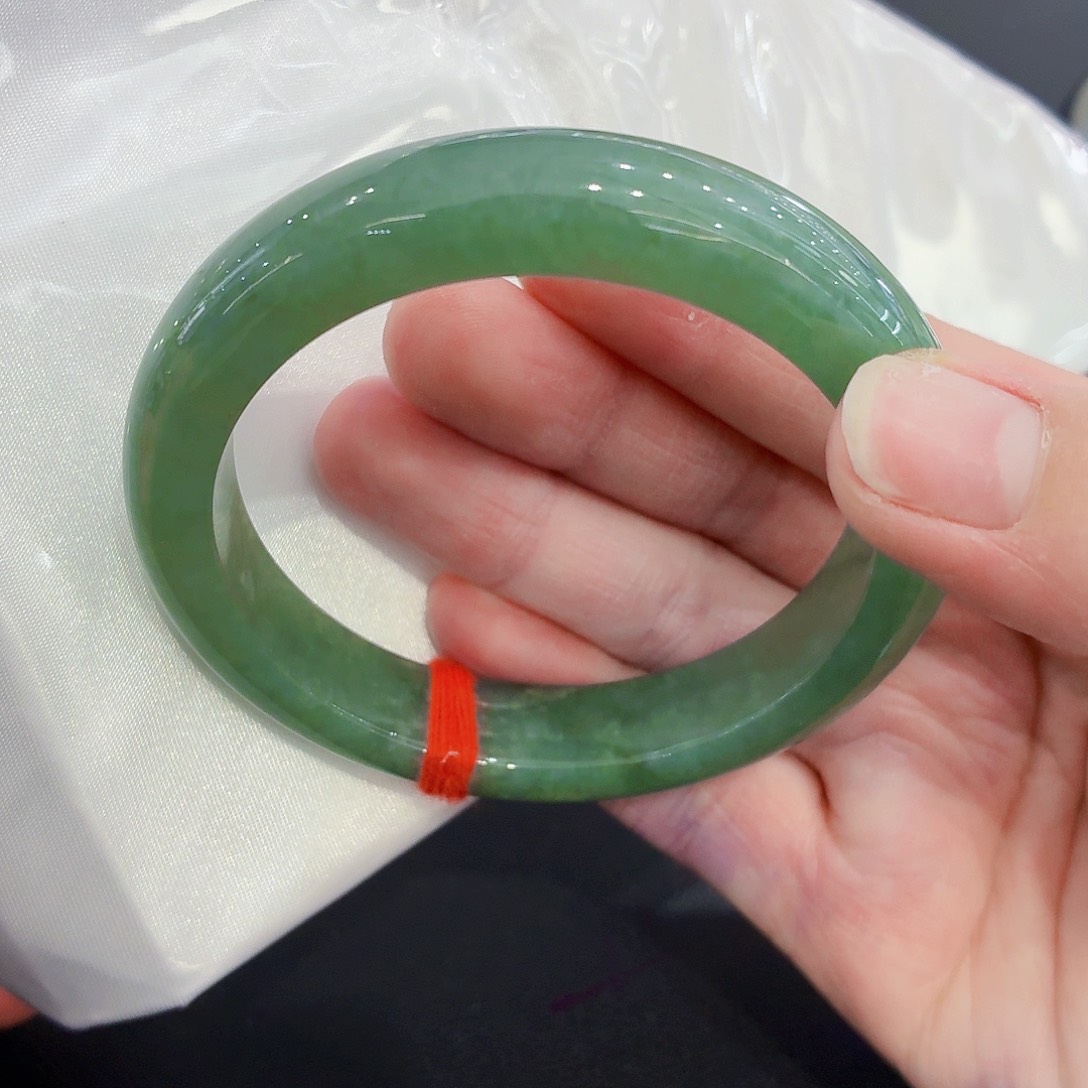 翡翠未镶嵌手镯翡翠58-57圈口