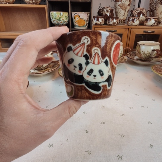 【闪购商品】摆件壹夫手绘高温釉下彩