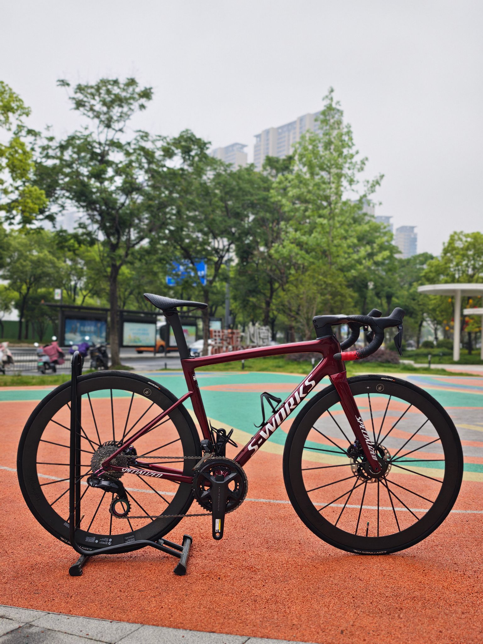 公路自行车碳纤维自行车闪电sl8尺码54适合173-180左右