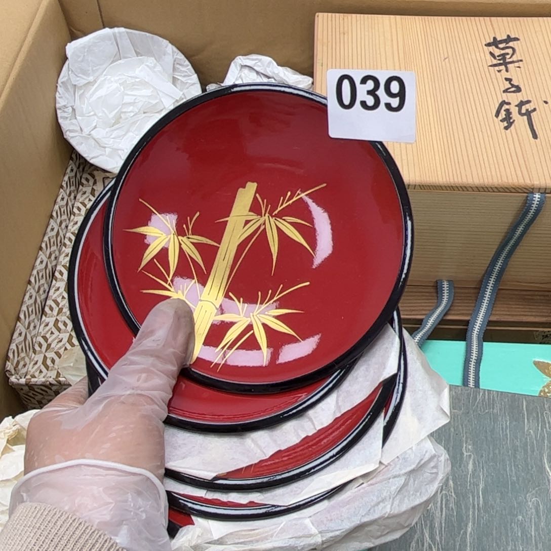 瓷片摆件工艺品摆件666 