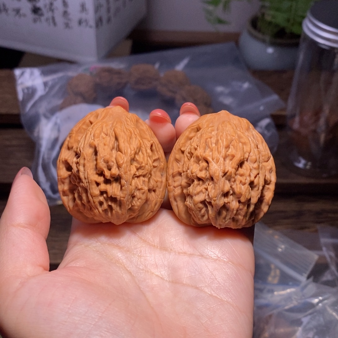 吊坠文玩核桃全品41麦穗虎头