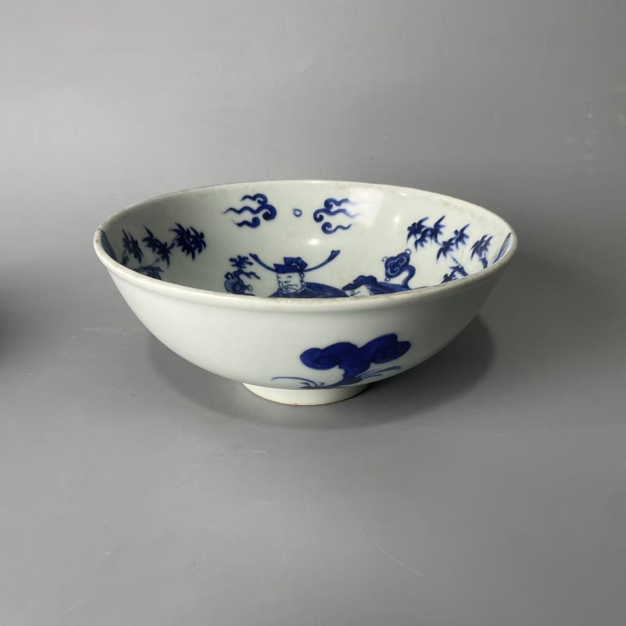 青花福禄寿三星 碗