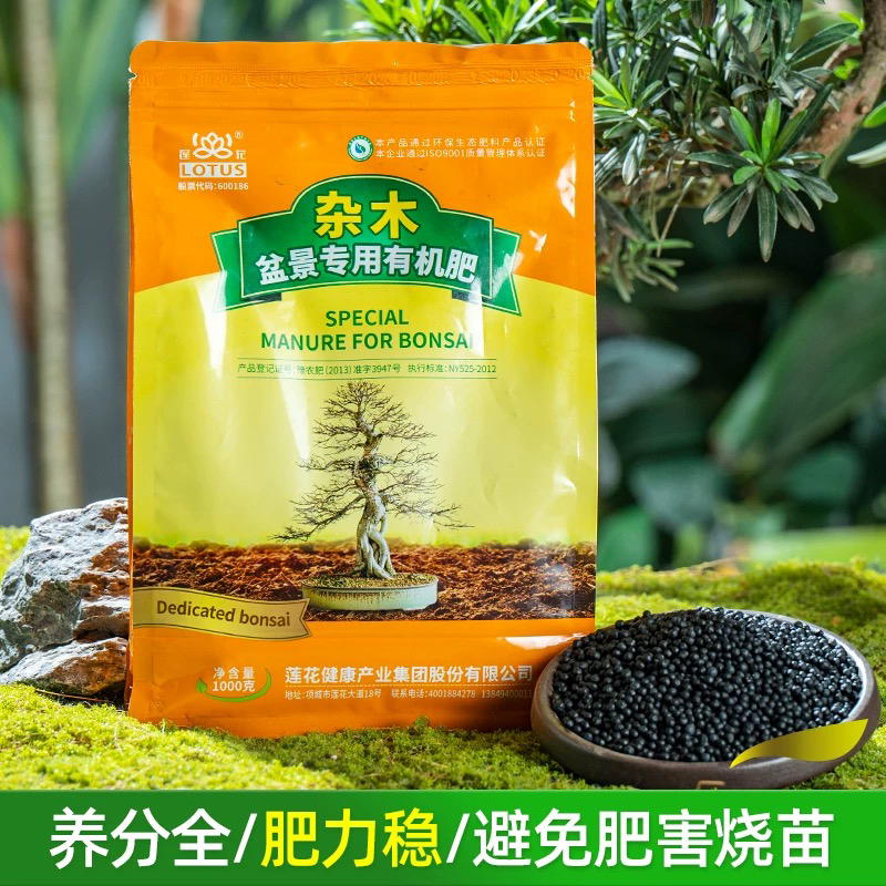 盆景发财树农业专用四季壮根壮枝催花挂果速效种植不烧根肥料鸡粪