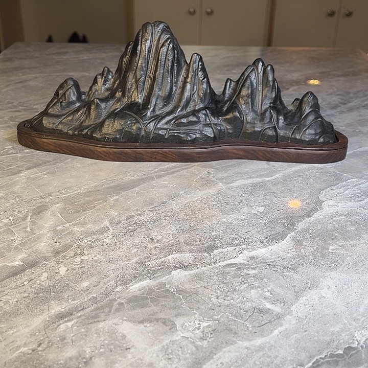 老***四奇石茶宠鱼缸文房摆件 