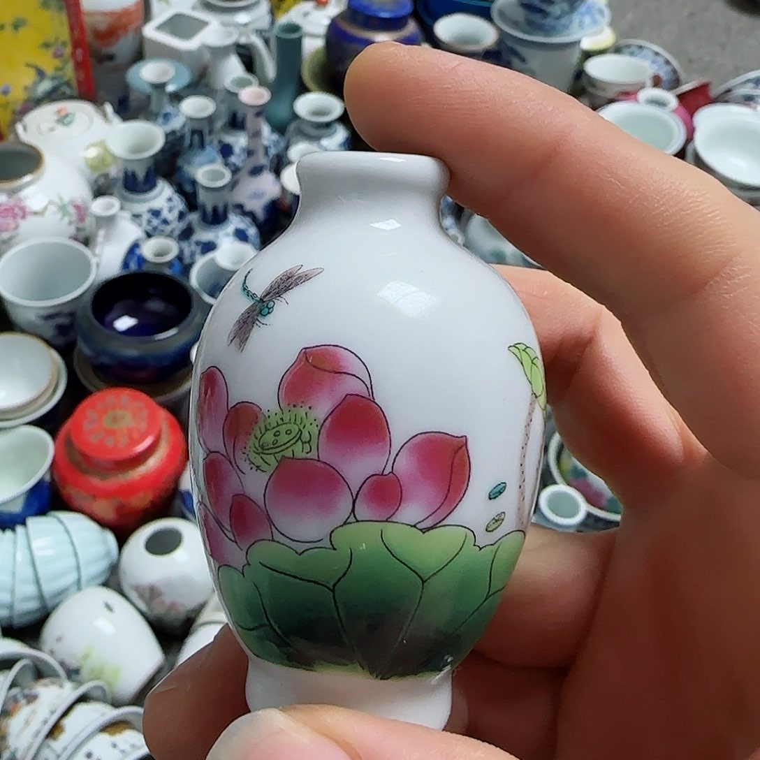 摆件瓷器的工艺技术水平