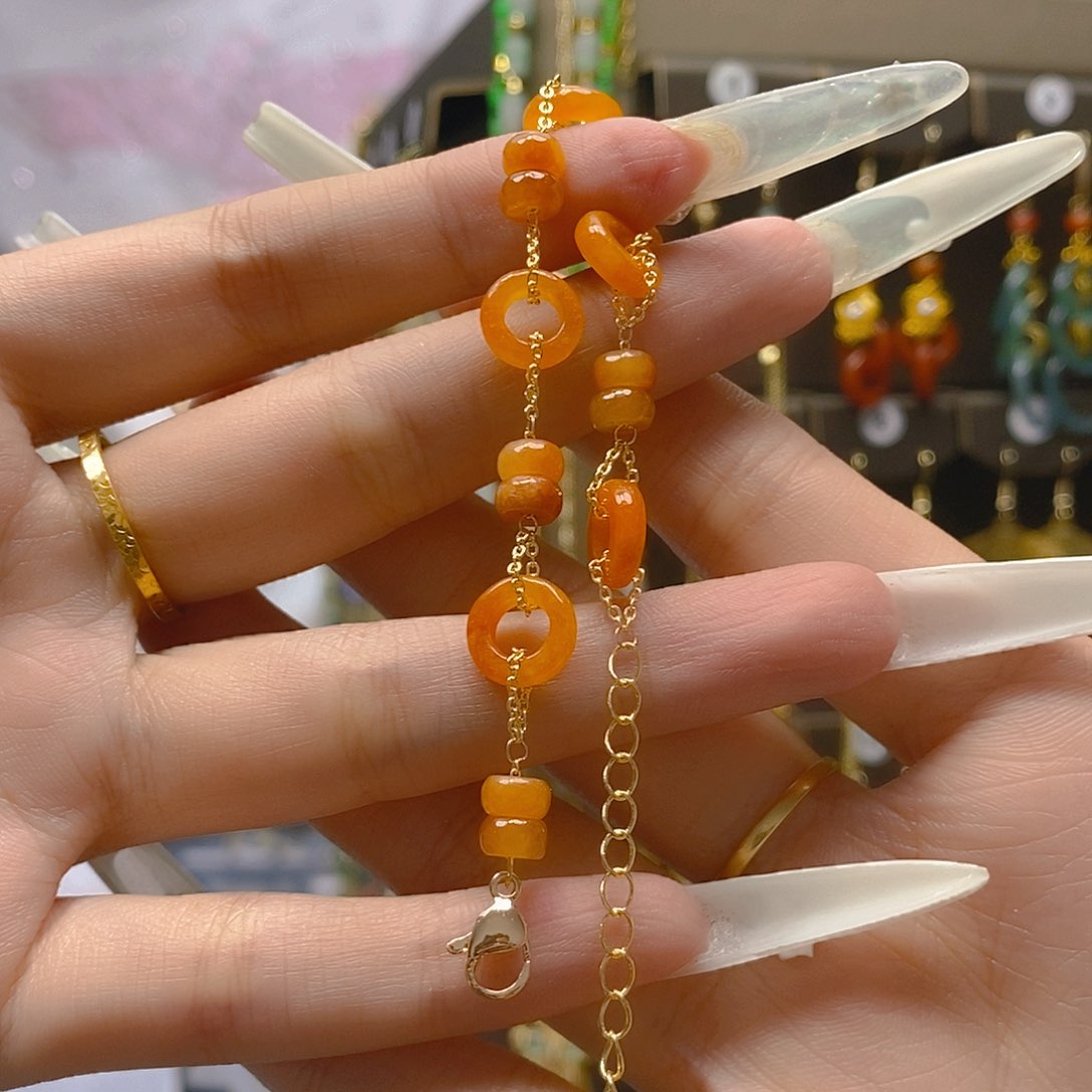 翡翠合金耳饰翡翠