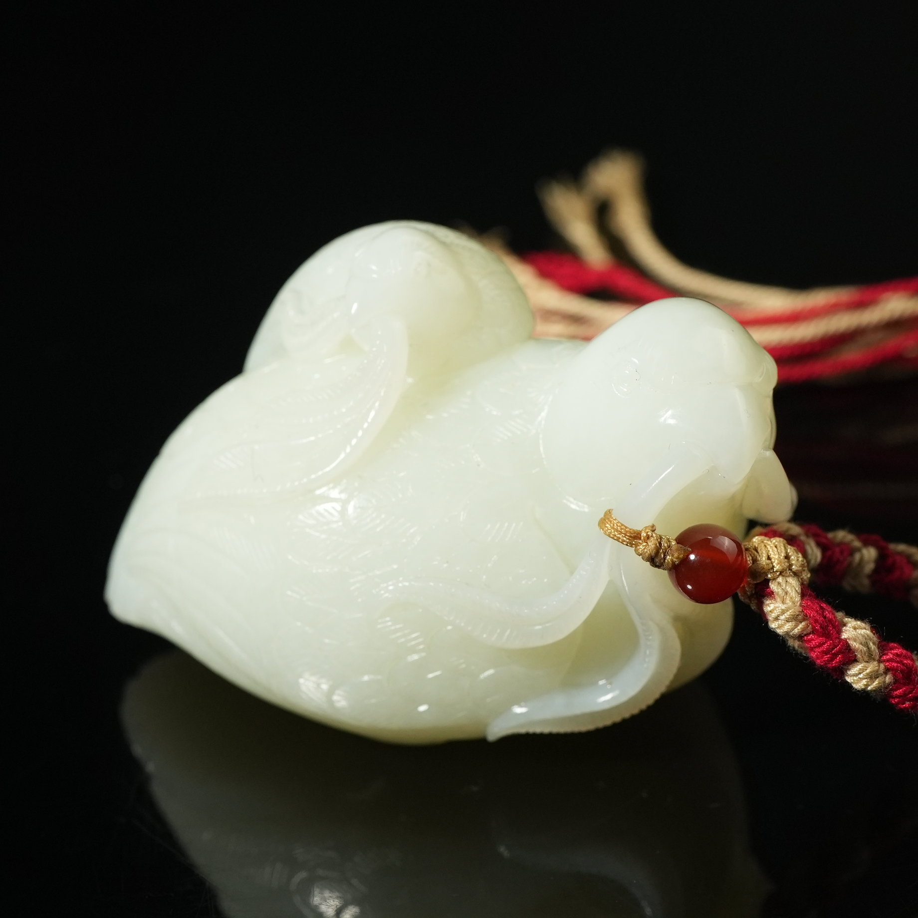 清代和田玉安居乐业把件ACZL2510293006