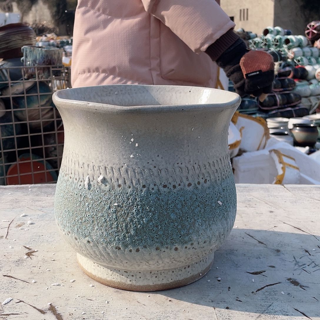 红陶王嫂花盆0213-513