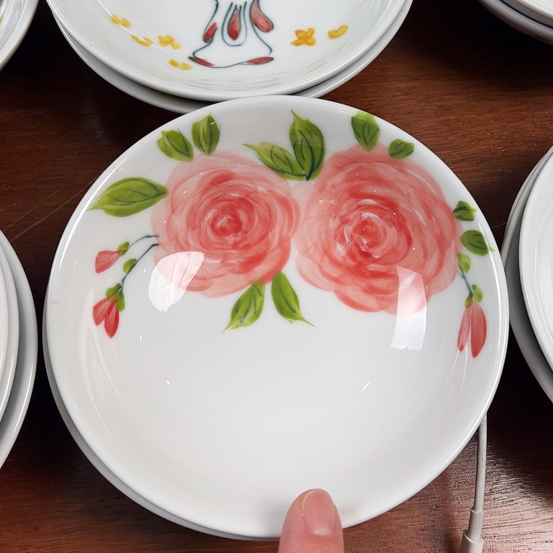 瓷片景德镇陶瓷手工手绘制作