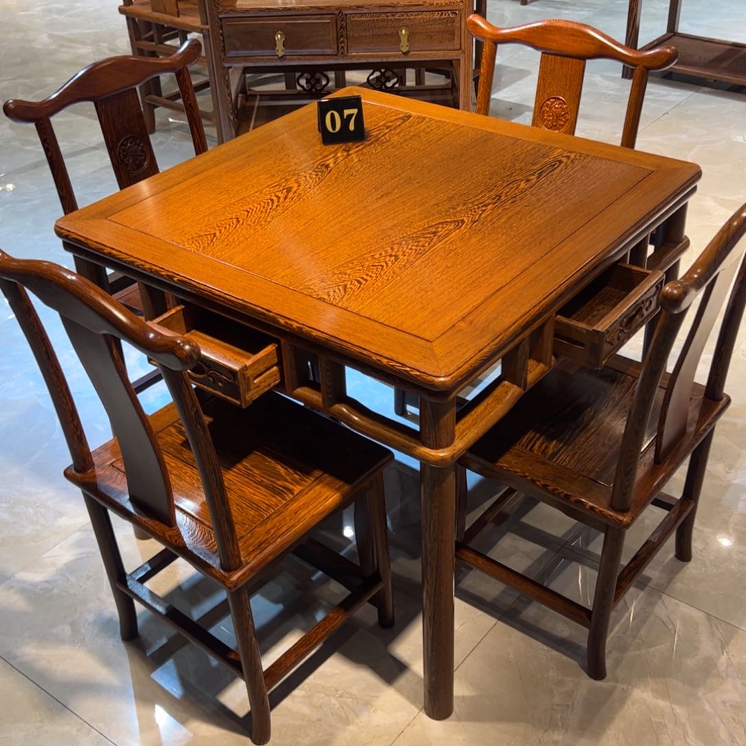 鸡翅木类成套家具用****6五件套