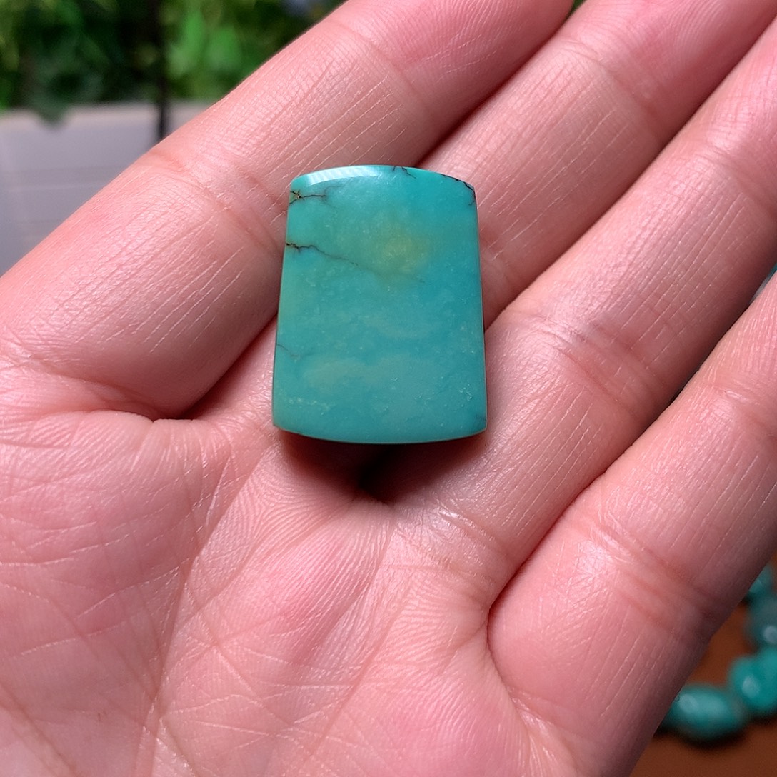 雁***-绿松石未镶嵌珠宝奇石