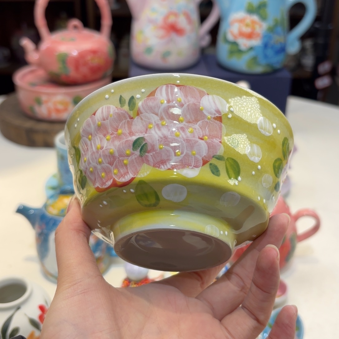 景德镇手绘高温釉下彩陶瓷茶具