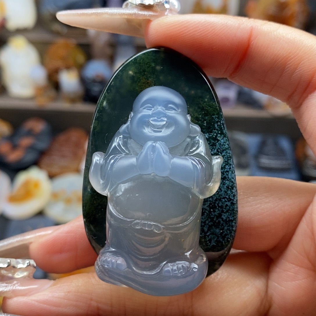 玛瑙/玉髓未镶嵌吊坠(不含链)