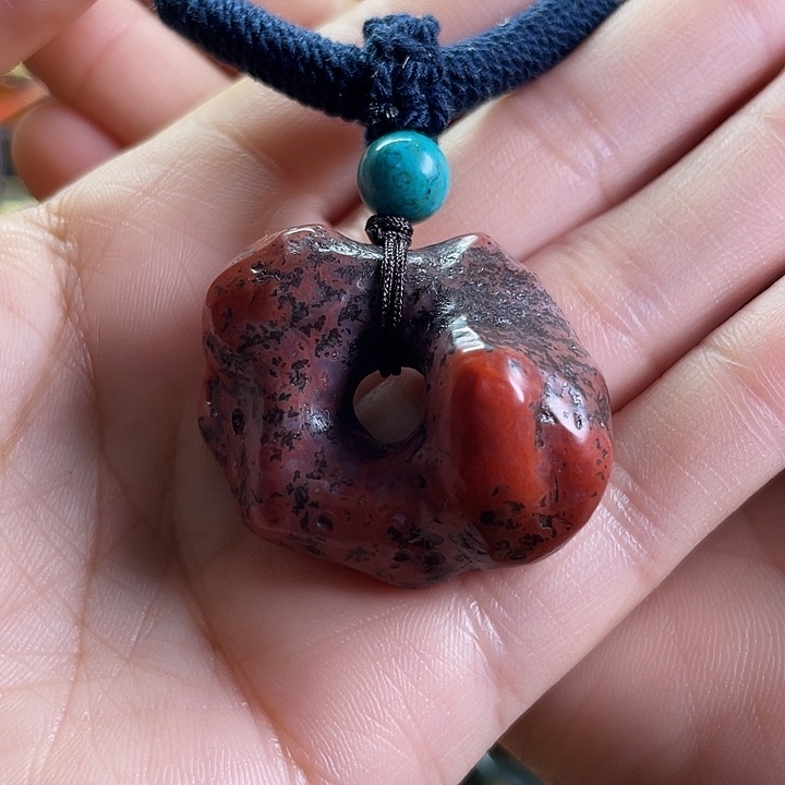 ❥***¼南红玛瑙未镶嵌颈饰