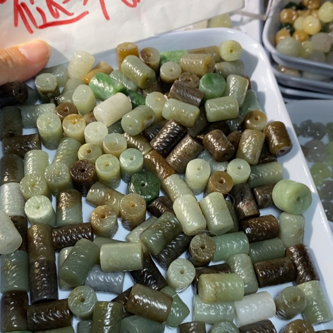 和田玉未镶嵌手链微瑕发10不退不换