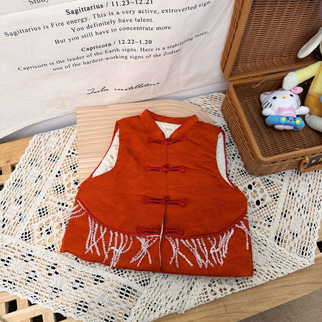【新疆包邮】小童汉服变温马甲08369