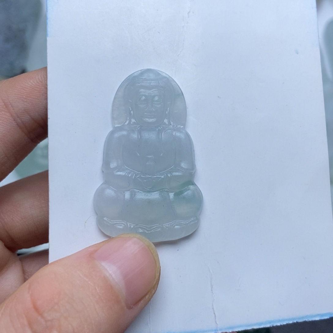 未镶嵌定制翡翠B****k观音