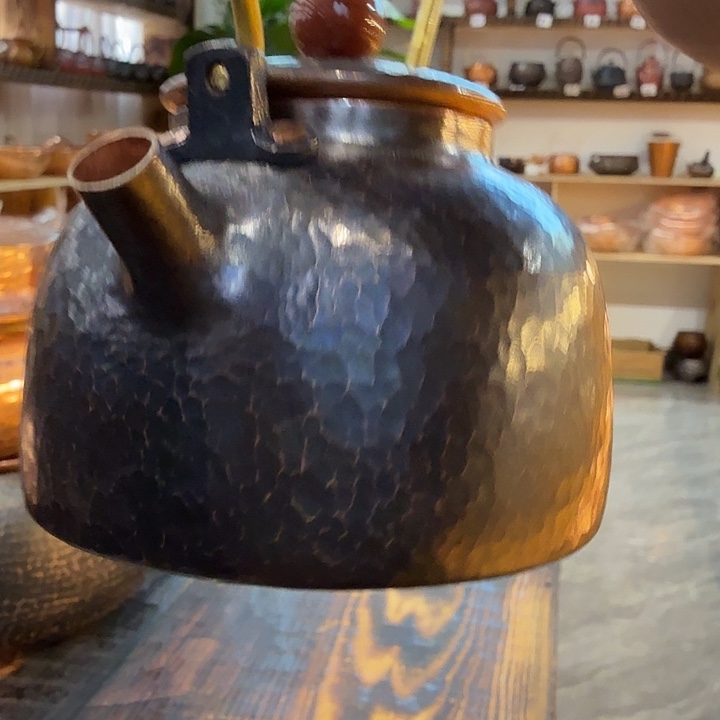 紫铜手工制作小提梁