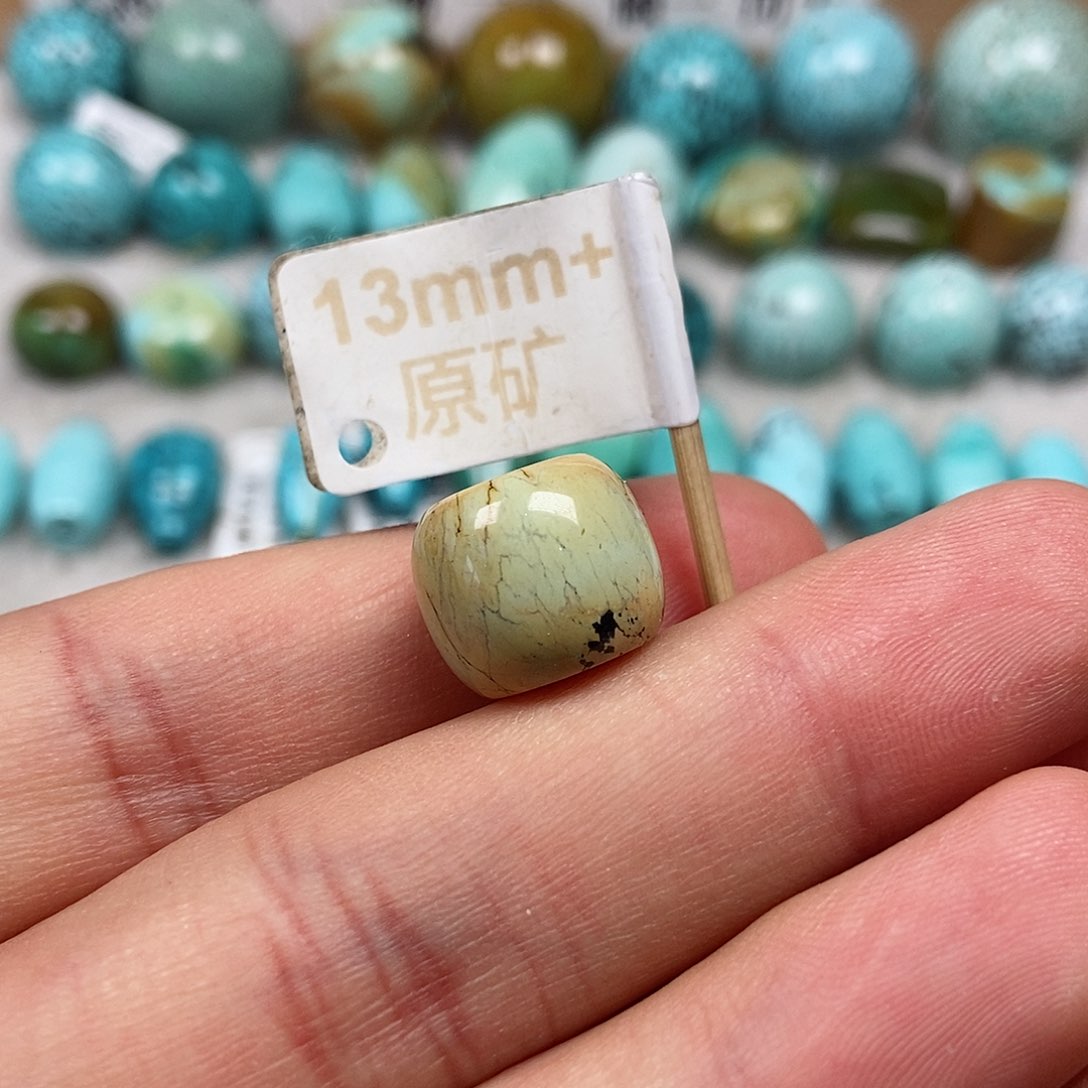 未镶嵌绿松石珠宝半成品