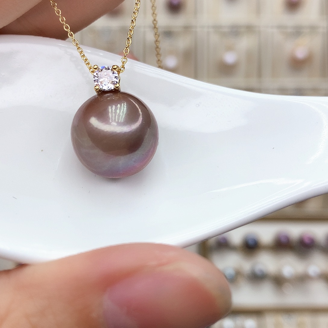 淡水珍珠颈饰合金