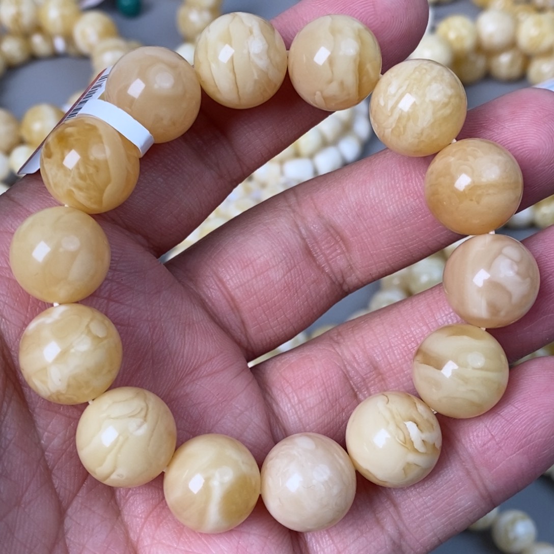 未镶嵌蜜蜡珠宝奇石27.3g15mm