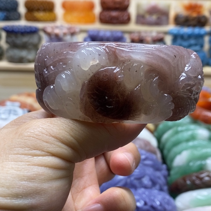 未镶嵌手镯石英质玉