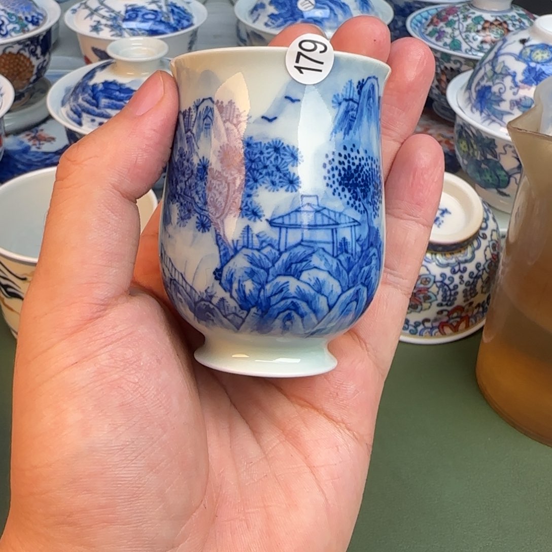 彦祖纯手工手绘茶具179