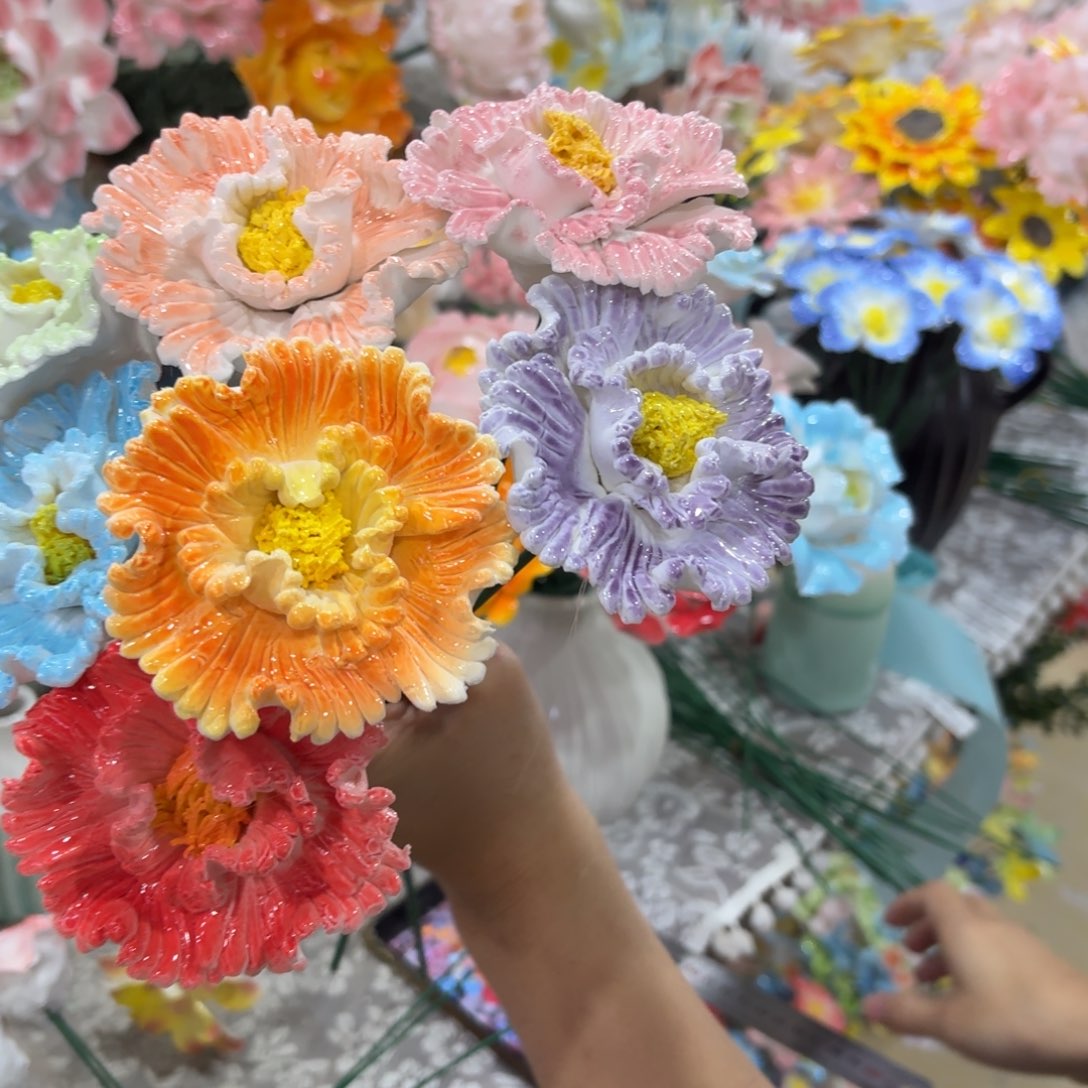 陶瓷花拍满20元发货请勿随意退款