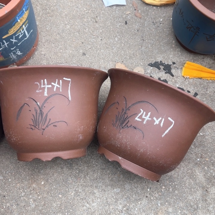 紫砂花盆特价清仓