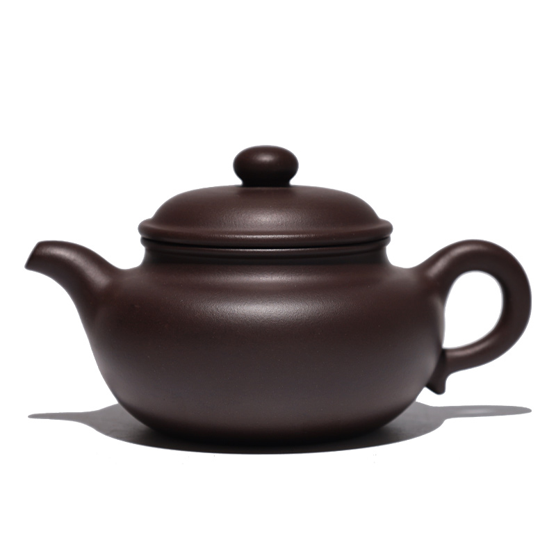 大吉羊 宜兴紫砂壶茶壶 原矿紫泥大亨仿古160ml曹悦