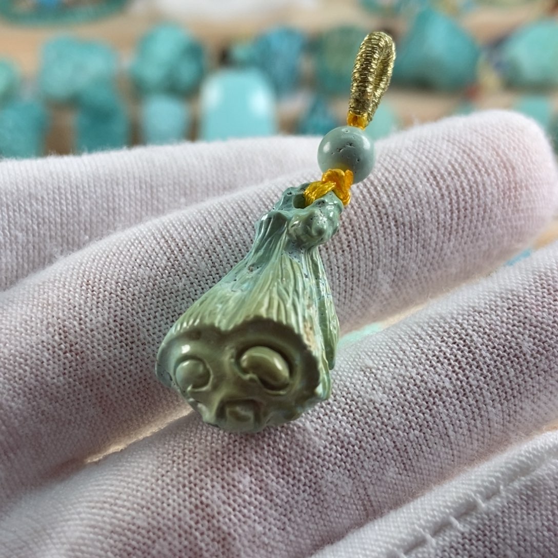 绿松石珠宝奇石未镶嵌